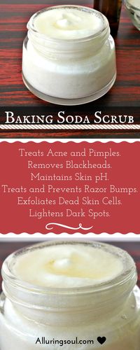 Baking soda is the cheapest ingredient in your pantry that will solve your all skin flaws. Baking soda scrub will provide smooth skin, removes acne, blackheads, razor bumps, dark spots or scars etc.