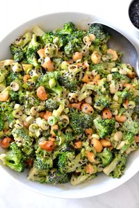 Asian Broccoli Salad (Vegan - Whole30 - Paleo) - Every Last Bite