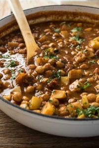 Chickpea Potato Curry - an authentic recipe that's so easy, made from scratch, no hunting down unusual ingredients. Incredible flavour! #trinidad #caribbean