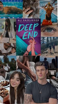 Lukas Blomqvist and Scarlett Vandermeer from Deep End by Ali Hazelwood Aesthetic