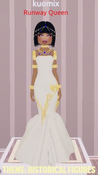 Theme: historical figures 1st Place #roblox #dti #dresstoimpress #historicalfigures #cleopatra