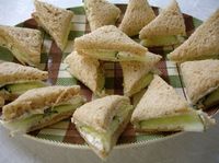 proper cucumber sandwiches