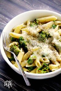 Gluten-Free Vegan Broccoli Alfredo with Creamy Cauliflower Sauce