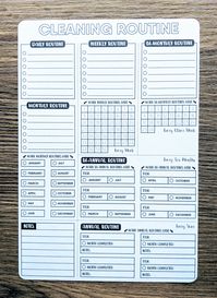 Sticker CLEANING ROUTINE Bullet Journal Digital Design | Etsy