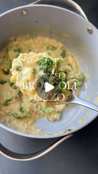 Alina | Clean Eats for Kids on Instagram: "Cheesy Broccoli Orzo // Move over boxed Mac & cheese and say hello to this cheesy and easy orzo dish! This recipe takes just as much time than anything from a box and the ingredients are much better for you. And if your kids aren’t into broccoli yet, leave it out! Still so delicious on it own.💛

#recipe 

1 tbsp olive oil
1 cup of cheese (cheddar, Colby, etc.), shredded 
1/2 lb broccoli florets, chopped 
1/2 yellow onion, chopped 
3 garlic cloves, minced 
1 tsp salt, divided
1/4 tsp freshly ground black pepper, divided
1/2 lb dried orzo pasta
2 cups chicken or bone broth 
1/2 cup milk
1 tbsp unsalted butter (@kerrygoldusa) 

Heat olive oil in a pot over medium heat. Add the onion, 1/2 teaspoon of salt, and pinch of black pepper. Cook until the on