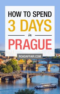 The Perfect 3 Days in Prague Itinerary. #Prague #Czechia