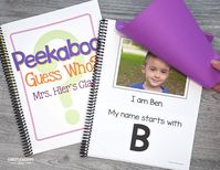 Are you looking for a super exciting way to teach name identification, alphabet review, letter identification and sounds, and back to school activities to build community for the beginning of the year? Your kids will love this DIY alphabet class book that features their names and their pictures. This lift-the-flap flip book is perfect for the beginning of the year, an all about me theme, and beyond - This set will help you make a unique lift-the-flap ABC name book that you can use to teach the l