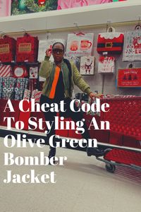 Wearing An Olive Green Bomber Jacket Has Never Been Easier. A ‘Cheat Code’ Look click for more...