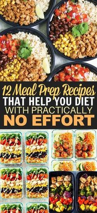 These are the BEST meal prep recipes I've seen! Loving them so much! #healthy #recipes #mealprep