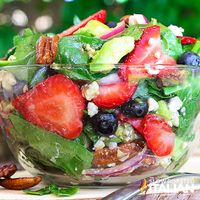 Best Ever Strawberry Spinach Salad (With Video)