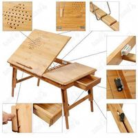 bamboo laptop table #LaptopsDibujo #LaptopsEscritorio