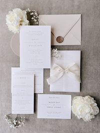 THE MINIMAL COLLECTION  Clean Understated & Beautiful. In My Opinion Best Paired With Beautiful Letterpress DETAILS  We have a range of items you can have included in your suite please ensure you select the right one all pieces include plain envelope 1 - Main invite 2 - Main invite & Details Card 3 - Main invite, Details Card & Rsvp Card 4 - Main invite, Details Card, Rsvp Card & Rsvp Envelope with letterpress return address  ADDITIONAL  Your invites will come un-assembled for you to assemble at