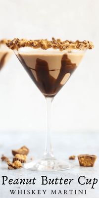 Peanut Butter Cup Whiskey Martini | Simply Made Recipes