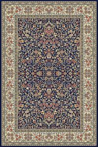 Rug Ancient Garden 57078-3434 Blue/Ivory - NW Rugs & Furniture