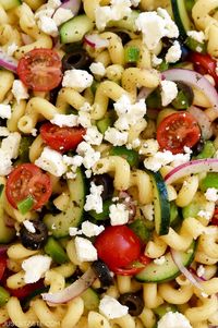 Just a Taste - The BEST Greek Pasta Salad with Red Wine... | Facebook