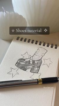 Shoes tutorial Original video by: sketchycore  If you are passionate about art and want to start, on the link in my bio you can find art supplies that will help you start your artistic journey. #art #arttutorial #drawing #drawingtutorial #howtodraw #sketch #digitalart