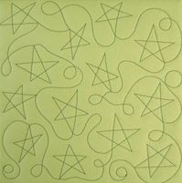 Stipple Stars Quilting Backdrops Design | Machine Embroidery Designs by JuJu