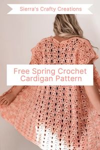 Looking to spruce up your wardrobe this spring? Try our free crochet cardigan pattern that's perfect for any spring occasion! 🌸🌼 Easy-to-follow instructions will have you crocheting a stylish and unique cardigan in no time. Click to get started on your new favorite cardigan today! ✨