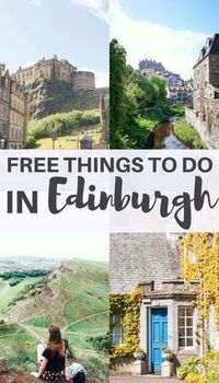 Free things to do in Edinburgh, Scotland