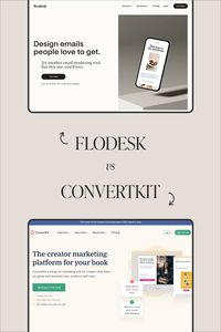 Which email marketing service is right for you? See our detailed side-by-side comparison of Flodesk vs. ConvertKit | Email Marketing Services Post | Email Marketing Software