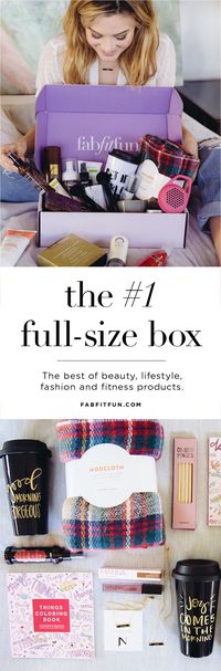 Give the gift of FabFitFun this season! Every box just keeps getting better: just $39.99 w/code YES to get $240+ of full-size makeup, fashion, + wellness goodies. From Marrakesh hair oil, to gold necklaces to Dermalogica skin care, and more the FabFitFun box has got what you need.