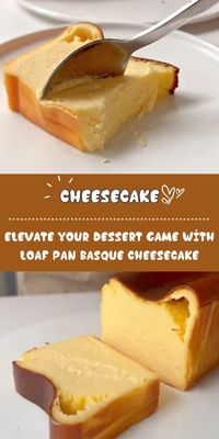 If you're looking to tantalize your taste buds with a delectable dessert that's both rich and creamy, this Loaf Pan Basque Cheesecake is the perfect choice.