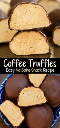 How To Make Easy Coffee Truffles