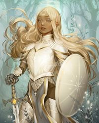 ArtStation - Paladin of Light, Mioree .