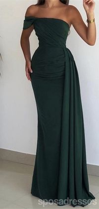 Long Sheath Dark Green One Shoulder Sleeveless Cheap Bridesmaid Dresses Gown ,WG1059The bridesmaid dresses are fully lined, chest pad in the bust, lace up back or zipper back are all available, total 126 colors are available, this dress could be custom made, there are no extra cost to do custom size and color.Description 1, Material: soft satin, pongee.2, Color: there are many colors are available, please contact us for more colors.3, Size: standard size or custom size, if dress is custom made,