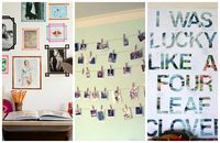 #DIY alert! These ten fun ideas will help totally customize you room and add pretty personal touches for you to enjoy