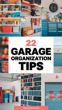 Make the most of your garage with these 22 smart organization tips! Perfect for keeping tools, bikes, and seasonal items tidy and accessible. Explore more garage organizing ideas now.