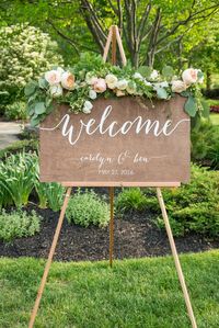 Wedding Welcome Sign Wedding Signs Wood Wedding Sign | Etsy