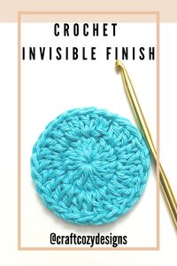 After you learn the crochet invisible finish technique your projects will never be the same! Crochet for beginners Crochet technique Invisible finish #crochetinvisiblefinish #crochetstitch