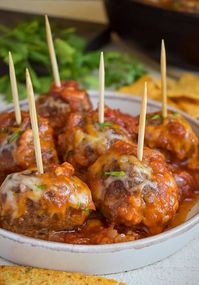 Easy Tex Mex Meatballs