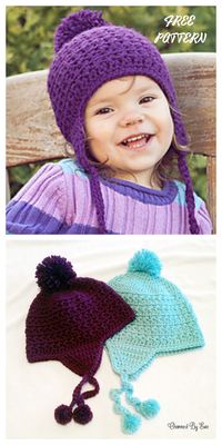 Simple Earflap Hat Free Crochet Patterns - DIY Magazine