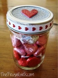 Tons of gifts in a jar ideas.