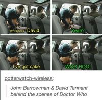 This sums them both up perfectly! XD HAHAHA!!! #DavidTennant #JohnBarrowman