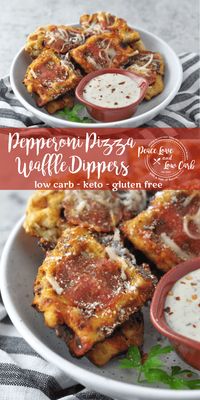 We’ve all tried fathead pizza by now, but what about combining pizza and waffles? These Fathead Pepperoni Waffle Pizza Dippers are a fun new spin on keto pizza.