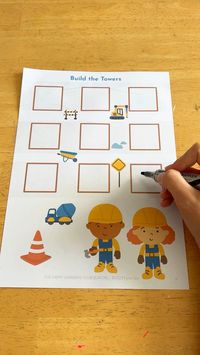 One printable and two fun activities to practice letter matching and counting! 💡TIP: Make this printable erasable by pasting a layer of packing tape and writing on it with whiteboard marker. More letter activities on Happy Tot Shelf blog.