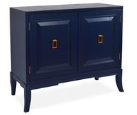 Navy Blue 2-Door Accent Chest at Big Lots - adjustable shelf