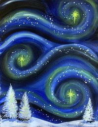 Book now for Paint Nite On-Demand: Winter Starry Night with Wendy Anderson ART BASH. Earn 10 Loyalty Reward points for every ticket!