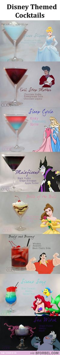 8 Disney Themed Cocktails… Magical And Delicious!