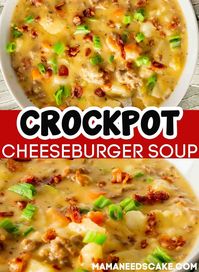 Crockpot cheeseburger soup is a delicious and comforting meal that combines the flavors of a classic cheeseburger with the warmth of cheesy hearty soup. This dish is perfect for those days when you need an easy, satisfying meal that can be whipped up in your slow cooker with minimal effort.