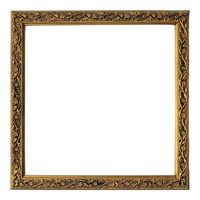 This vintage gold frame is in good condition as pictured. Fits 12x12 inch artwork. Outer frame dimensions 13.75x13.75 inches. Has been repainted gold to look antique.