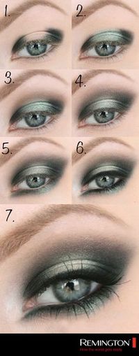 Aplica sombras en tonos metálicos para lograr un look de noche espectacular. #Eyes #makeup #DIY #style #tips #look #woman