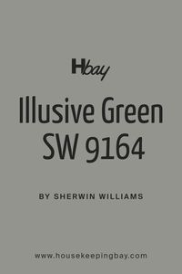 Introducing SW 9164 Illusive Green by Sherwin Williams, a unique and versatile hue that brings a fresh and tranquil vibe to any space. Picture this color as the perfect middle ground between the lushness of nature and the quiet calm of a serene retreat. Illusive Green has a magical way of transforming a room, making it feel both welcoming and stylish without trying too hard.