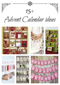 15+ Advent Calendar ideas for Christmas -love these!