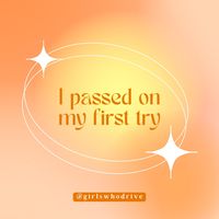 Passing on your first try is definitely possible, but you need to put in the work! Hard work + the right mindset will always get you great results :) Try this this positive driving test affirmation and let us know how it goes! driving test encouragement, driving test affirmations, i passed my driving test affirmation, pass driving test affirmations affirmation for passing driving test, positive driving test affirmations, passing driving test affirmations