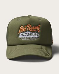 Our most iconic ball cap, but breathable. We reimagined our best-selling Last Resort ball cap as a breathable, throwback foam trucker. The result? An instant classic.