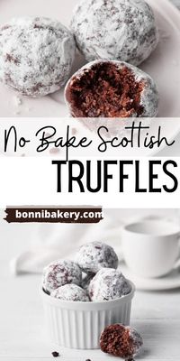 Easy No-bake Scottish Truffles Recipe. These no-bake Scottish truffles are the most delicious little chocolate balls.